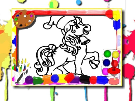 horse-coloring-book